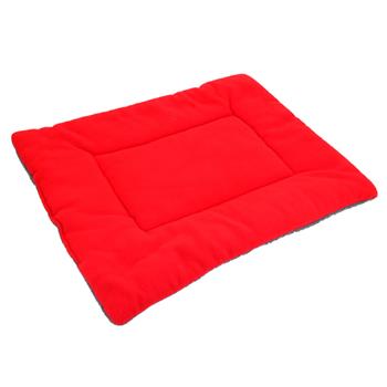 Washable Soft Comfortable Cotton Fiber Bed Pad Mat Cushion for Pet Red XL