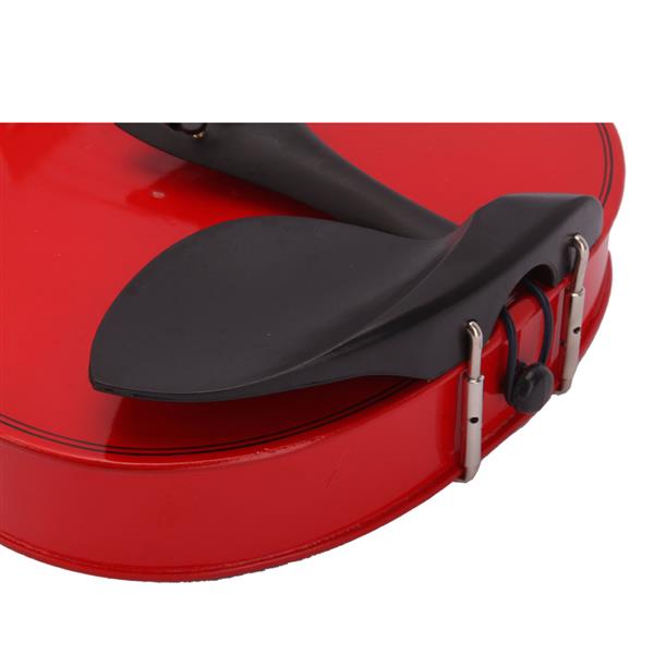 New 4/4 Acoustic Violin Case Bow Rosin Red
