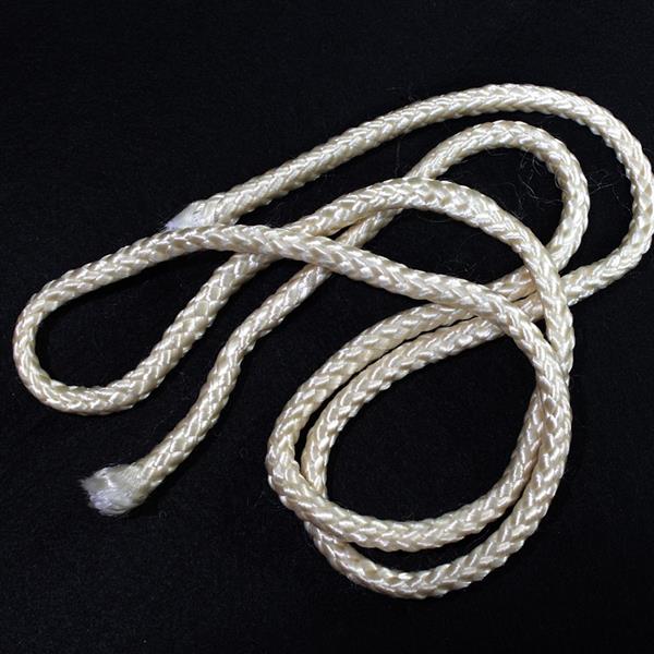 Wood Pole Cotton Rope Hammock Bed with Rope White