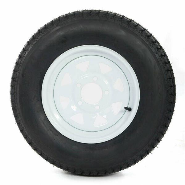 One tire ST175-80D-13-6-5LUG H188  White RIM