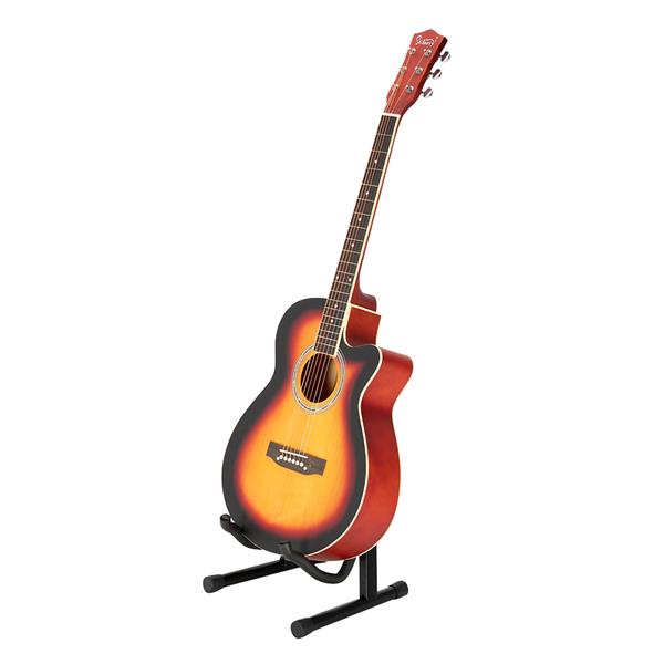 [Do Not Sell on Amazon]  GT501 40 inch Spruce Front Cutaway Folk Guitar with Bag & Board & Wrench Tool Gradient Sunset(Do Not Sell on Amazon)