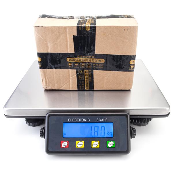 SF-887 200kg / 50g High Quality Digital Postal Scale Silver & Black
