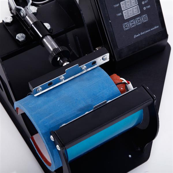 Cup Coffee Mug Heat Press Transfer Sublimation Machine Black US Plug 110V