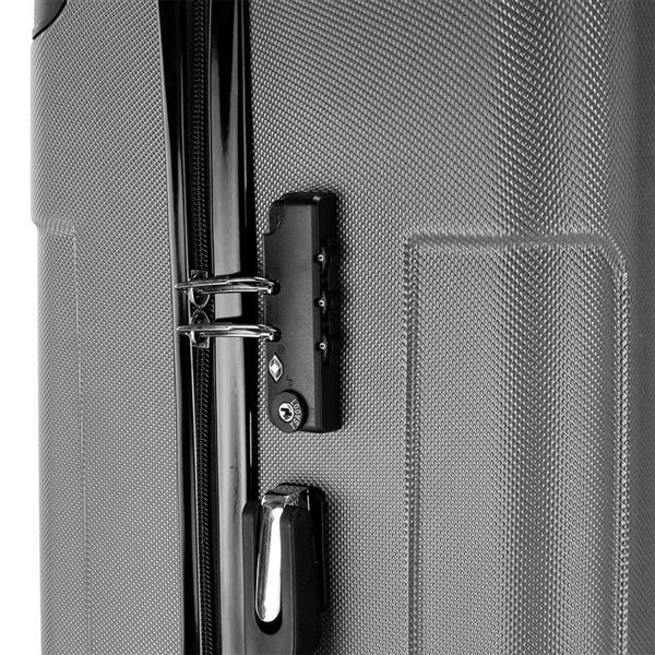 3-in-1 Portable ABS Trolley Case 20" / 24" / 28" Dark Gray