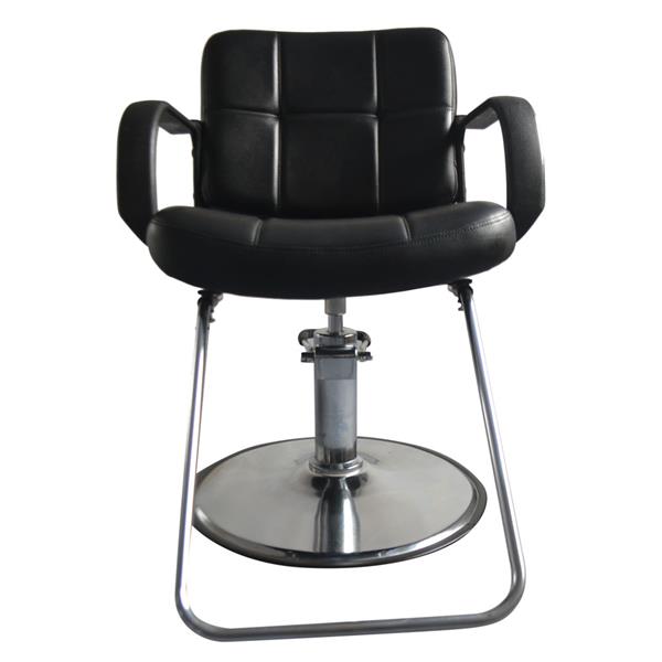 8837 Woman Barber Chair Black