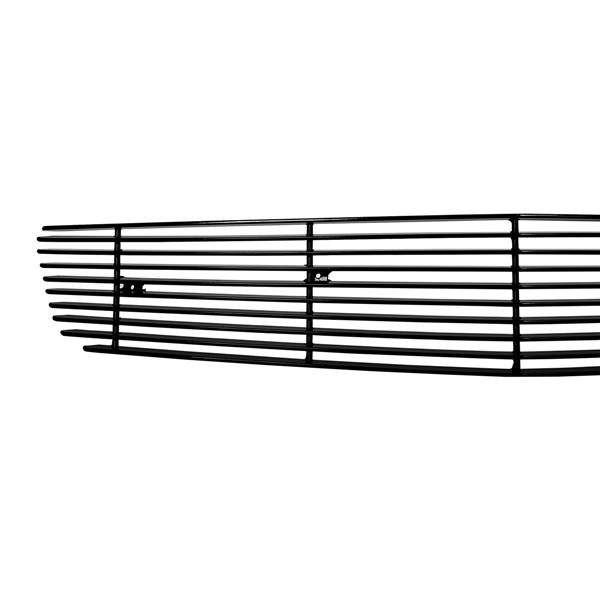 Black Polished Aluminum Main Upper Lower Bumper Grille for 2008-2012 Chevy Malibu