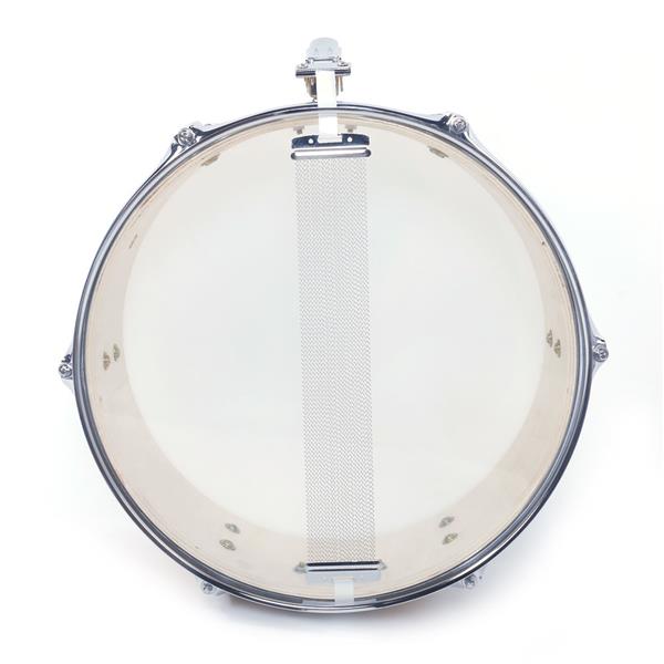 14x5.5 Inch Professional Snare Drum Drumsticks Drum Key Strap Set Burlywood