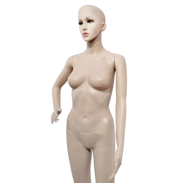 XSL13 Female Akimbo Straight Foot body model Mannequin Skin Color