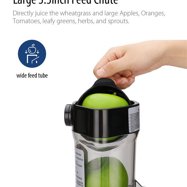 Ban on Amazon platform salesCOMFEE' Juicer Extractor/Ice Cream Maker. 3.4" Chute. 55 RPM Slow Cold Press Masticating and Grinding. Quiet Motor. Reverse Function (Mint Green)