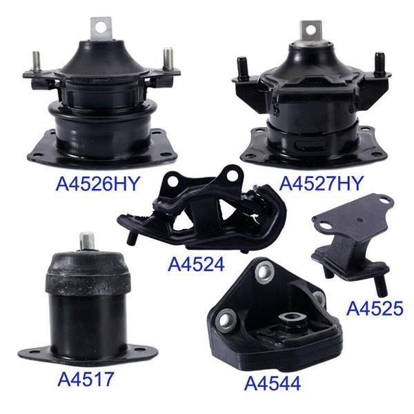 3L Essential Chassis Fittings for 2003-2007 Honda Accord Acura Black