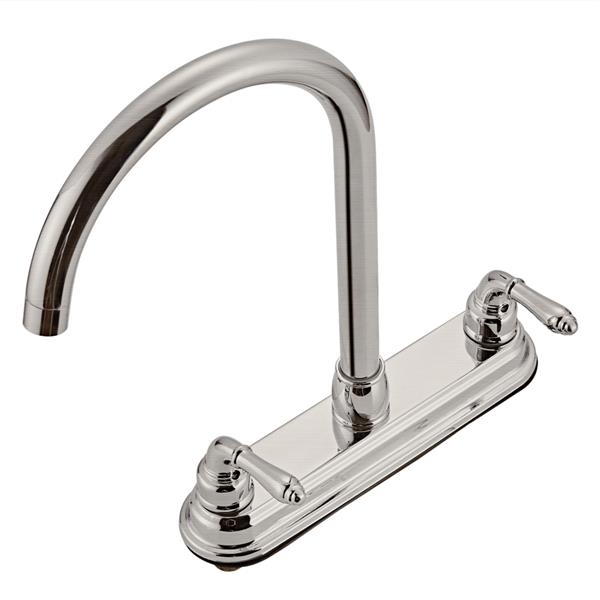 2-handle Kitchen Fixed Faucet