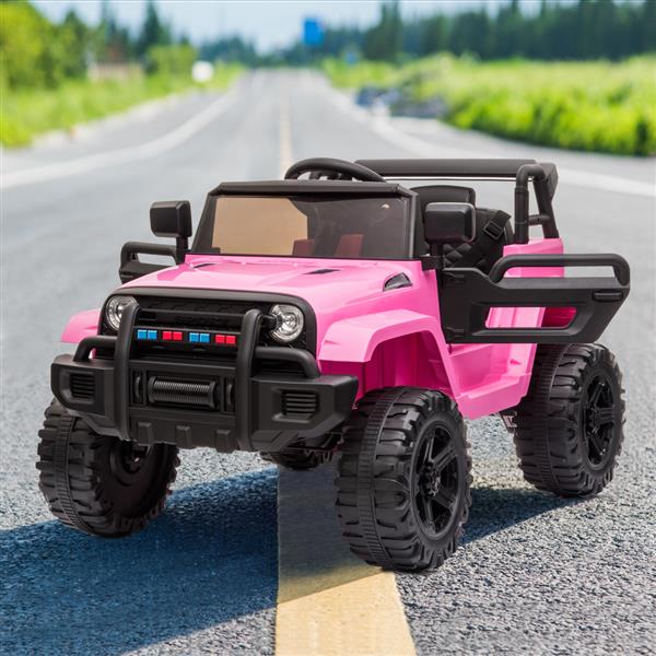 LEADZM LZ-922 Electric Car Dual Drive 35W*2 Battery 12V4.5AH*1 with 2.4G Remote Control Pink