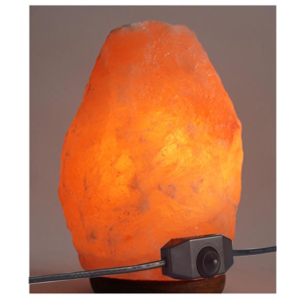 Premium Quality Himalayan Ionic Crystal Salt Rock Lamp with Dimmer Cable Cord Switch UK Socket 3-5kg - Natural