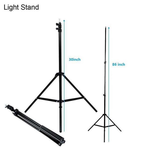 65W Photo Studio Photography 3 Soft Box Light Stand Continuous Lighting Kit Diffuser(Do Not Sell on Amazon)