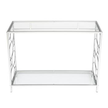 FCH Toughened Glass Panel Console Table---Circle Shape