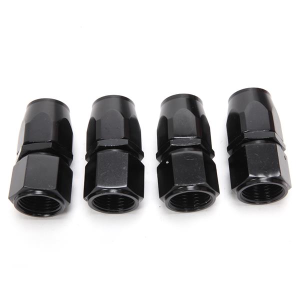 10AN 16-Foot Universal Black Fuel Pipe   10 Black Connectors