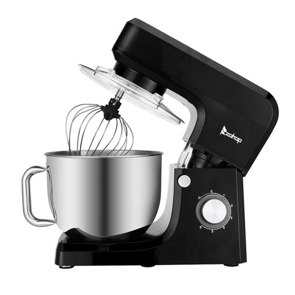 ZOKOP ZK-1511 Chef Machine 7L 660W Mixing Pot With Handle Black