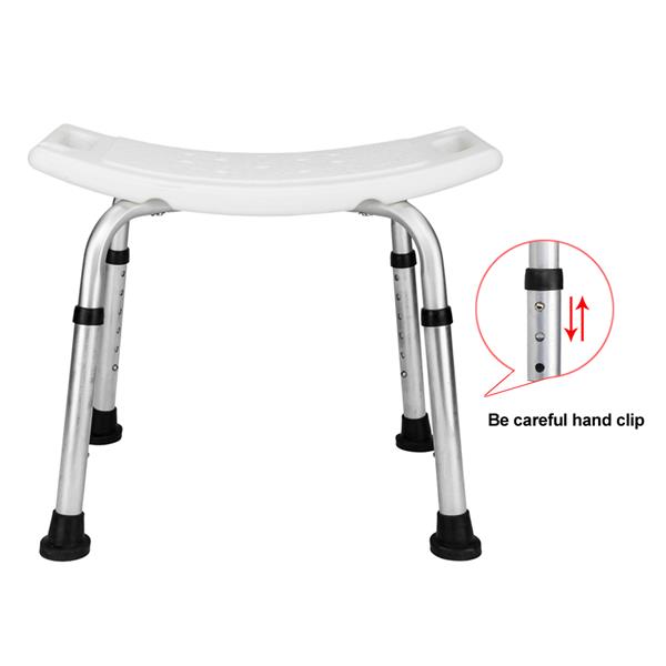 Aluminum Alloy Adjustable Height Medical Transfer Bench Bathtub Chair Shower Seat 797