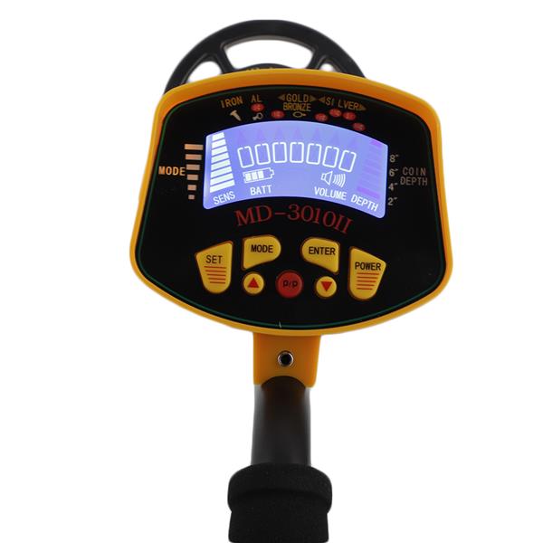 MD3010II Underground Metal Detector Gold Digger Yellow