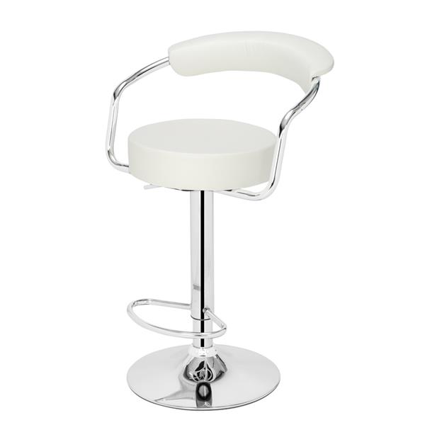 SSJ-105 High-grade Round Back Cushion BlackBar White