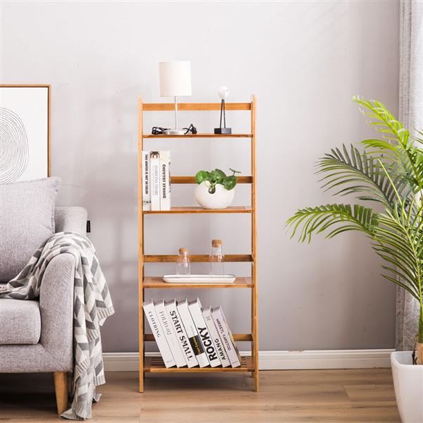 [48*30*119CM] T-Shaped Bookshelf Wood Color