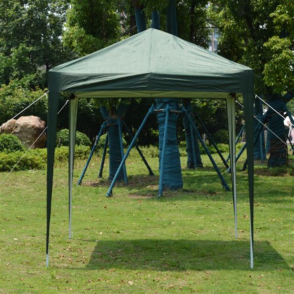 2 x 2m Practical Waterproof Right-Angle Folding Tent Green