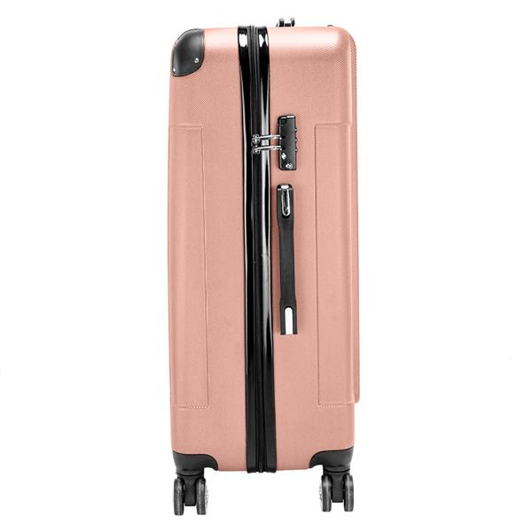 3-in-1 Portable ABS Trolley Case 20" / 24" / 28" Rose Gold 