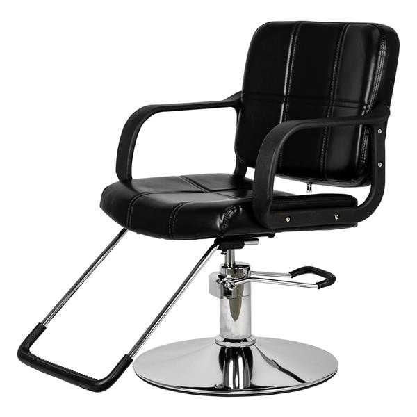 HC125 Woman Barber Chair Hairdressing Chair Black