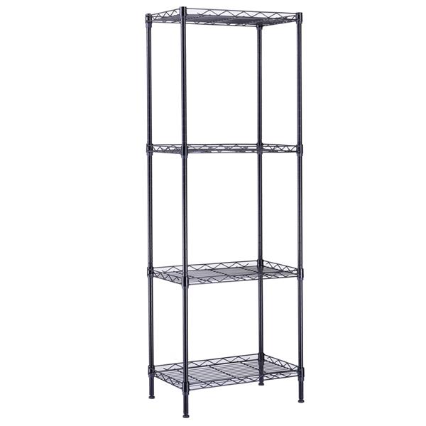 4-Tier Wire Shelving Unit Metal Storage Rack