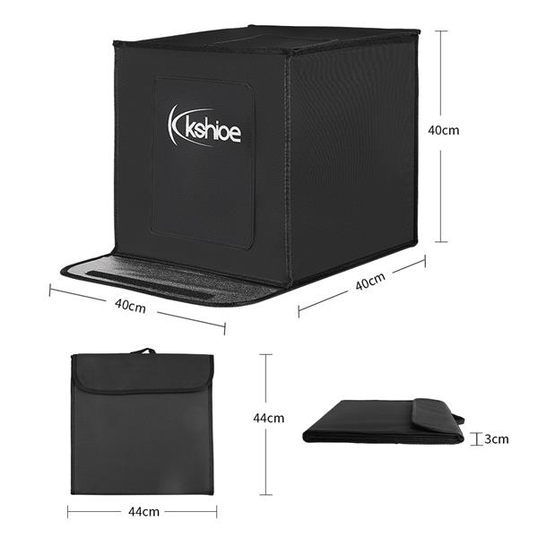 40cm 16" x 16" Desktop Photo Studio Adjustable Folding Portable(Do Not Sell on Amazon)