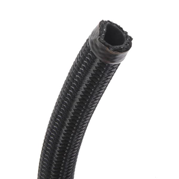 10AN 16-Foot Universal Black Fuel Pipe   10 Black Connectors