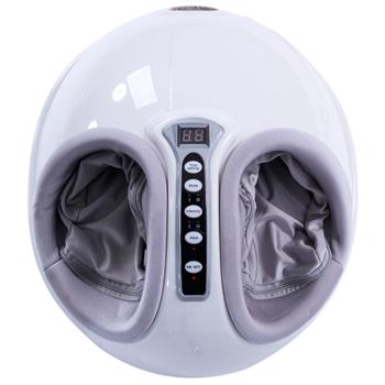 Heat Rolling Kneading LED Display Air Pressure Relaxing Shiatsu Leg Foot Massager 110V US Plug White