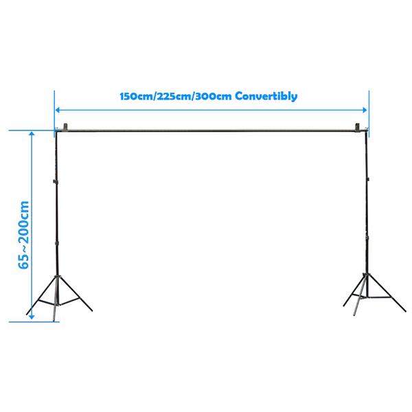 85W White Umbrellas Soft Light Box with Background Stand Non-Woven Fabrice  (Black & White & Green)(Do Not Sell on Amazon)