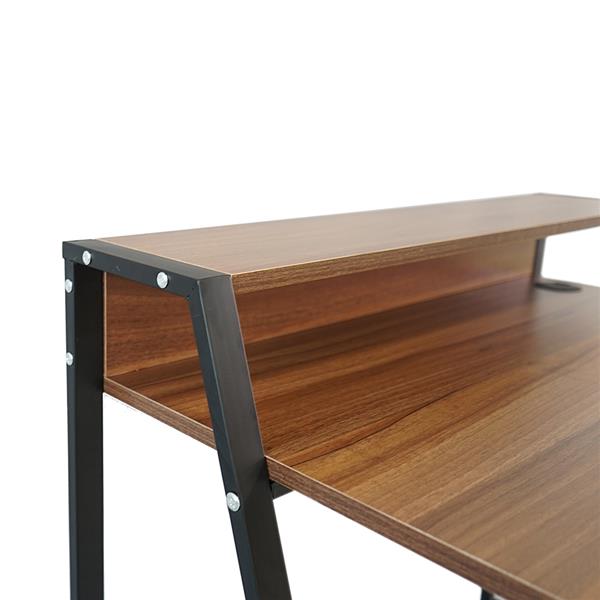 Modern Simple Design Two Tiers Computer Desk Coffee