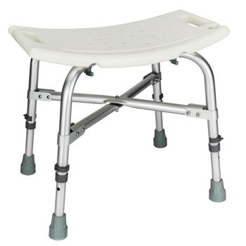 FCH Medical Bathroom Safety Shower Tub Heavy Duty Aluminium Alloy Bath Chair Bench White