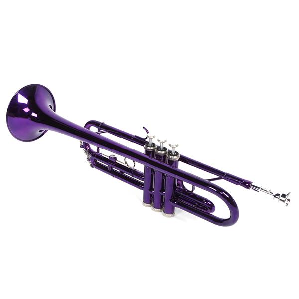 Brass B Flat Trumpet Violet