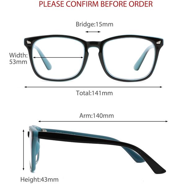 Ban on Amazon platform salesCyxus Blue Light Filter Computer Gaming Glasses for Blocking UV Headache [Anti Eye Eyestrain], Unisex (Blue Black) Block Droplets