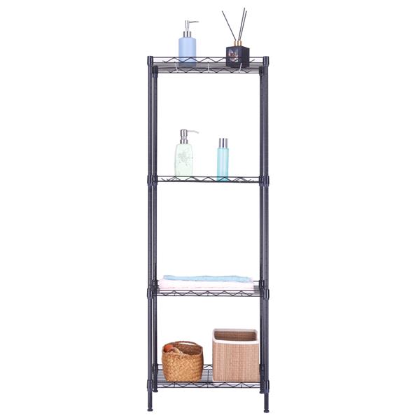 4-Tier Wire Shelving Unit Metal Storage Rack