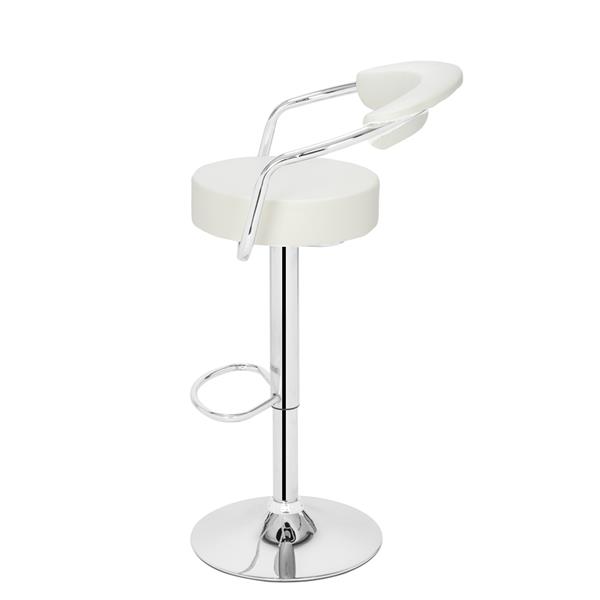 SSJ-105 High-grade Round Back Cushion BlackBar White