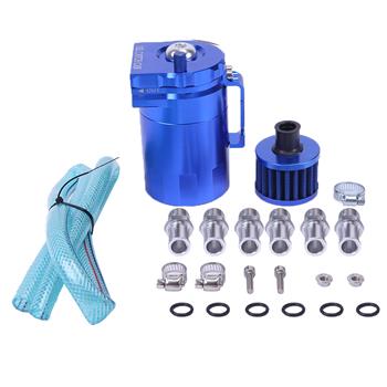 Round Oil Catch Tank Oil Catch Tank with Air Filter Blue