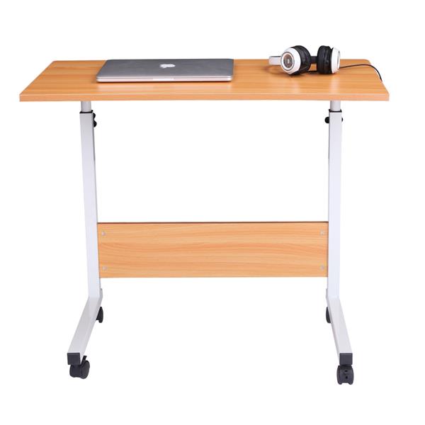 Large-Size Portable Multi-Purpose Computer Desk Baffle - Beech Color