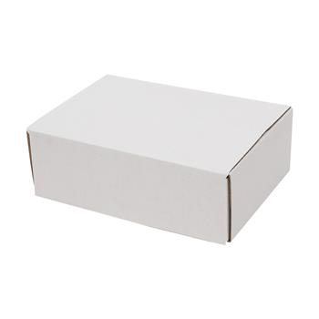 50 Corrugated Paper Boxes 6x4x2 \\"(15.2 * 10 * 5cm) White Outside and Yellow Inside