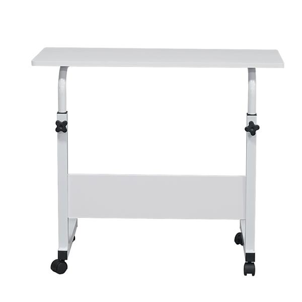 Removable P2 15MM Chipboard & Steel Side Table with Baffle White