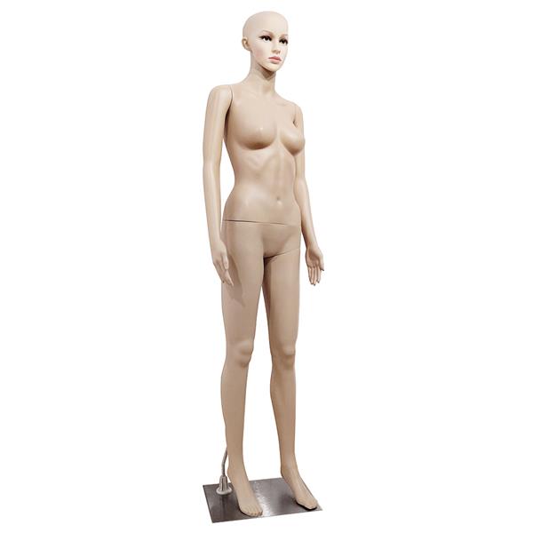 XSL5 Female Straight Hand Straight Foot Body Model Mannequin Skin Color 