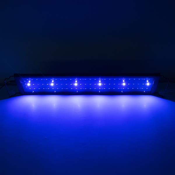 18W 78LED Full Spectrum Water Grass Lamp 23.6inch Black US Standard ZC001220 (Suitable For 23.6-31.49inch Long Aquarium)