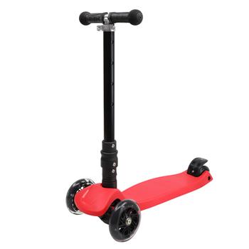 Foldable Three Wheel Scooter Red