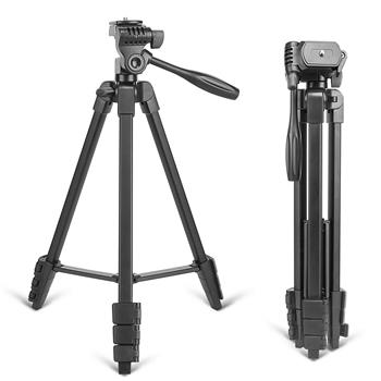 Zomei T90 Portable Tripod with Phone Clip and Bluetooth Remote Black