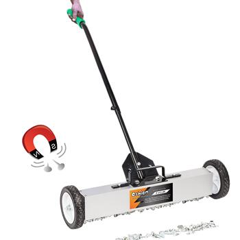 24\\" Magnetic Pick-Up Sweeper with Wheels