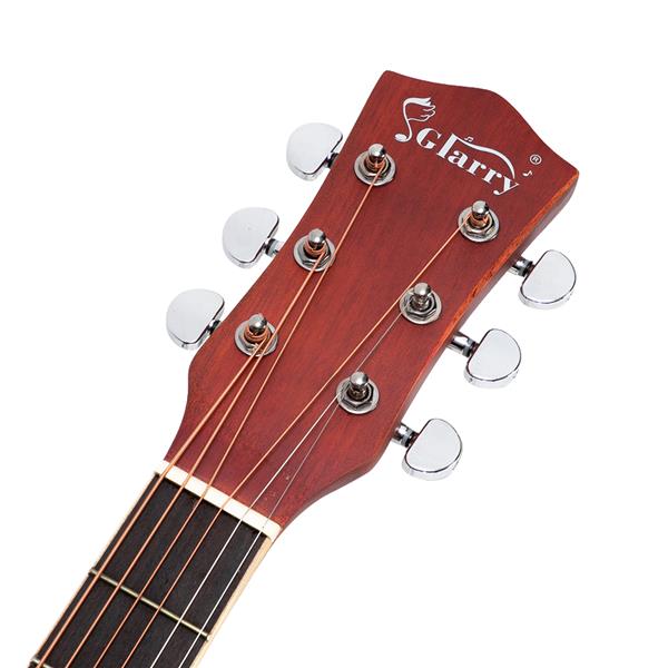 [Do Not Sell on Amazon]  GT501 40 inch Spruce Front Cutaway Folk Guitar with Bag & Board & Wrench Tool Gradient Sunset(Do Not Sell on Amazon)