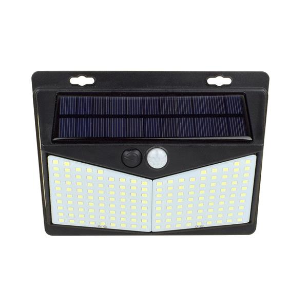 208LED Solar PIR (Automatic Human Body Induction) Garden Waterproof Outdoor Wall Light/Lighting Customized ZC001299 Actual Power: 3W Solar Panel: 5.5V Lumens: 400LM Battery: 18650 1800MAH